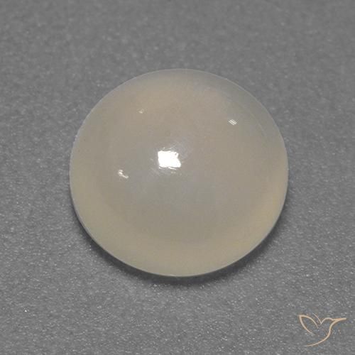 1.48ct 天然 クリーム色 ムーンストーン, ラウンド, 透明