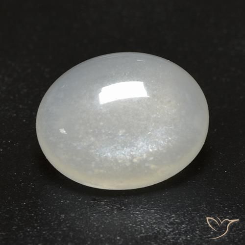 2.48ct 天然 ウォームホワイト ムーンストーン, 楕円形, 透明