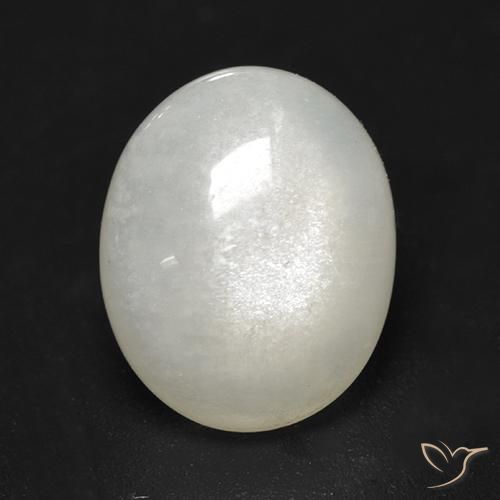 2.74ct 天然 クリームホワイト ムーンストーン, 楕円形, 透明