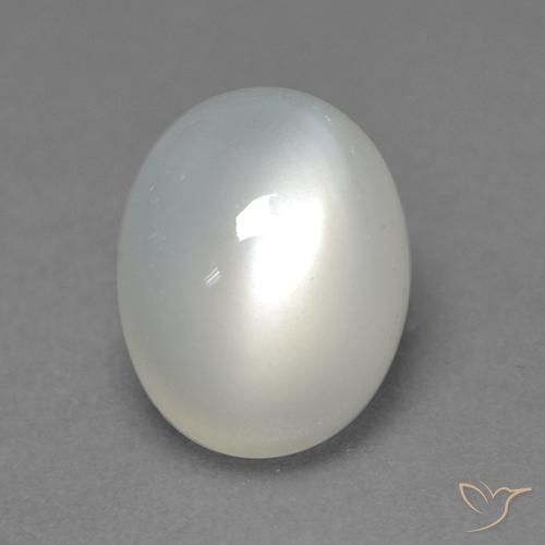 2.26ct 天然 ウォームホワイト ムーンストーン, 楕円形, 半透明