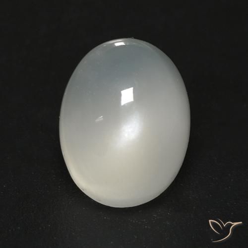 2.24ct 天然 ウォームホワイト ムーンストーン, 楕円形, 透明