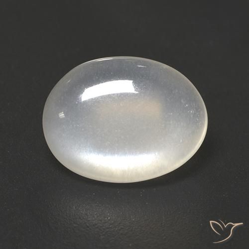 1.93ct 天然 半透明ホワイト ムーンストーン, 楕円形, 透明