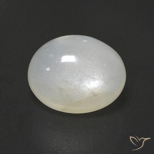 2.51ct 天然 半透明ホワイト ムーンストーン, 楕円形, 半透明