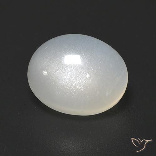 2.32ct 天然 半透明ホワイト ムーンストーン, 楕円形, 半透明