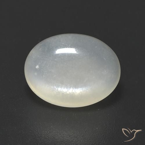 2.31ct 天然 パール・ホワイト ムーンストーン, 楕円形, 半透明