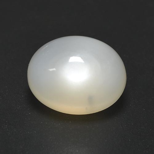 2.19カラットの天然半透明ホワイトムーンストーン（9.1×7 mm・オーバルカット）