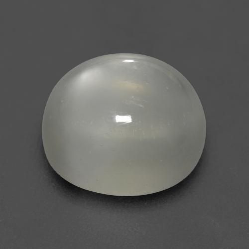 5.26カラットの天然ウォームホワイトムーンストーン（10.7×10 mm・オーバルカット）