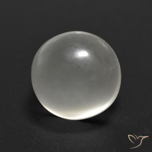 2.27ct 天然 ウォームホワイト ムーンストーン, ラウンド, 透明