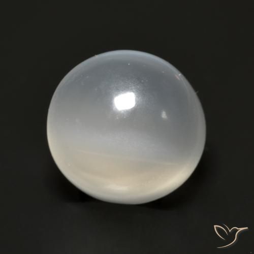1.96ct 天然 半透明ホワイト ムーンストーン, ラウンド, 半透明