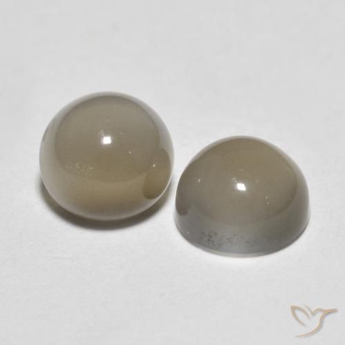 Shop natural 1.12ct 非常に薄い灰色 ムーンストーン gems, ラウンド, from インド at GemSelect. In stock, global shipping!