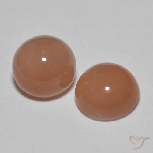 Shop natural 2.92ct ブラウンピーチ ムーンストーン gems, ラウンド, from インド at GemSelect. In stock, global shipping!