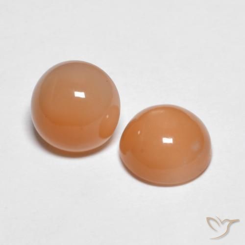 Shop natural 2.74ct Medium Light-Orange ムーンストーン gems, ラウンド, from インド at GemSelect. In stock, global shipping!