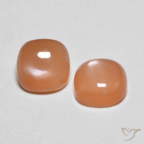 Shop natural 2.78ct カンタロープオレンジ ムーンストーン gems, クッション, from インド at GemSelect. In stock, global shipping!