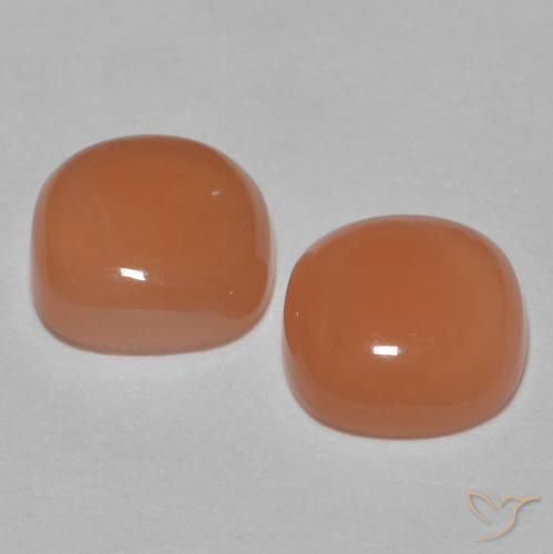 Shop natural 2.49ct 薄い赤みがかったオレンジ ムーンストーン gems, クッション, from インド at GemSelect. In stock, global shipping!