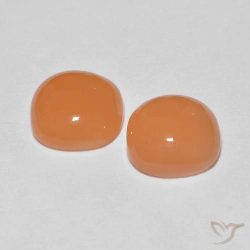 Shop natural 3.52ct 薄い赤みがかったオレンジ ムーンストーン gems, クッション, from インド at GemSelect. In stock, global shipping!