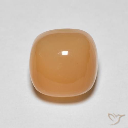 2.05ct 天然 オレンジゴールド ムーンストーン, クッション, 半透明