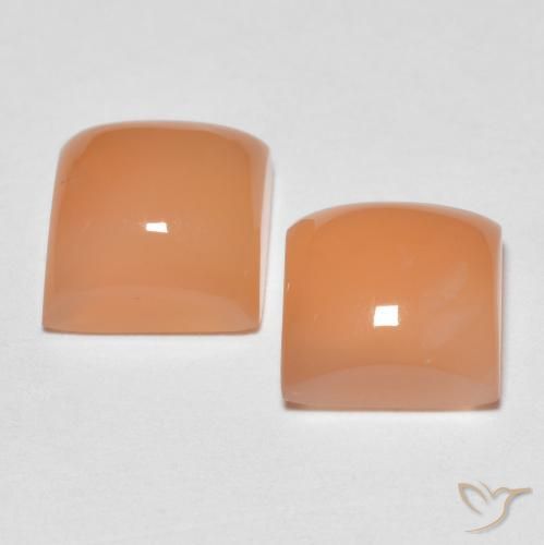 Shop natural 4.12ct ピーチオレンジ ムーンストーン gems, 四角形, from インド at GemSelect. In stock, global shipping!