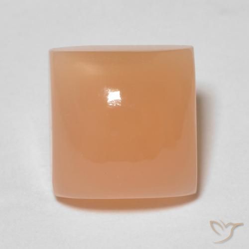 2.12ct 天然 Medium Light-Orange ムーンストーン, 四角形, 透明