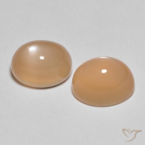 Shop natural 3.64ct ピーチオレンジ ムーンストーン gems, 楕円形, from インド at GemSelect. In stock, global shipping!