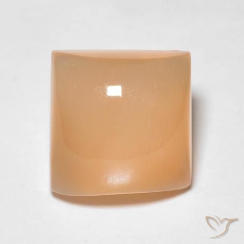 2.20ct 天然 Medium Light-Orange ムーンストーン, 四角形, 半透明