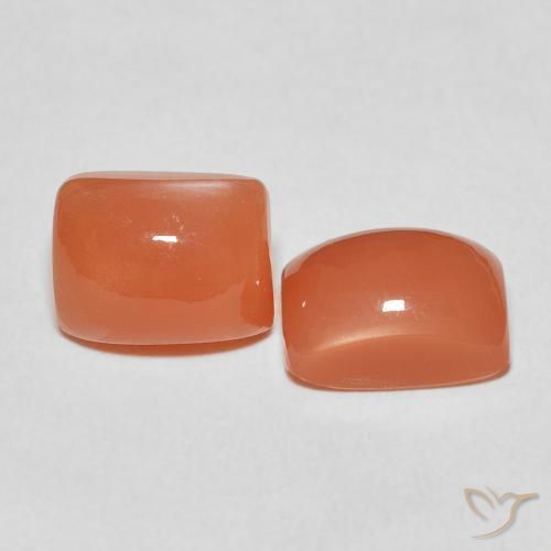 Shop natural 5.54ct ファイアオレンジ ムーンストーン gems, クッション, from インド at GemSelect. In stock, global shipping!