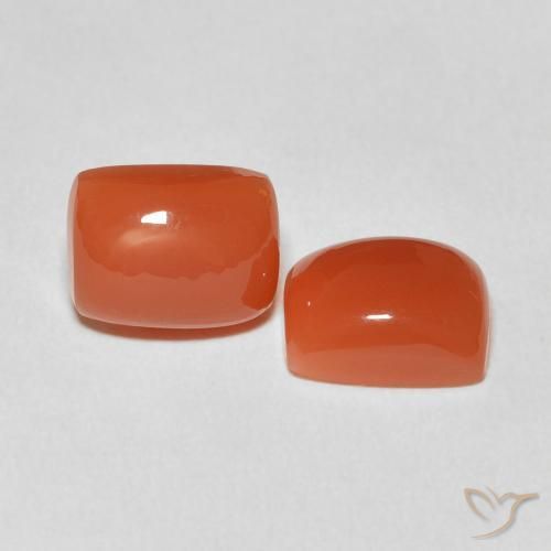 Shop natural 4.98ct 赤みがかったオレンジ ムーンストーン gems, クッション, from インド at GemSelect. In stock, global shipping!
