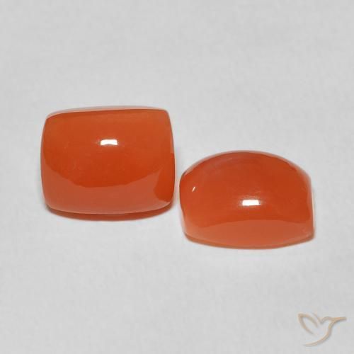 Shop natural 5.34ct ファイアオレンジ ムーンストーン gems, クッション, from インド at GemSelect. In stock, global shipping!