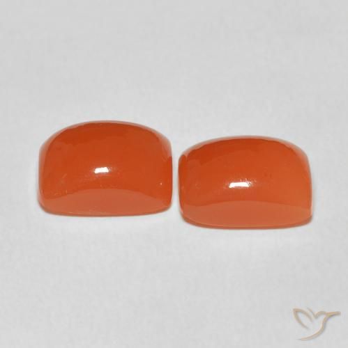 Shop natural 4.96ct 濃いオレンジ ムーンストーン gems, クッション, from インド at GemSelect. In stock, global shipping!