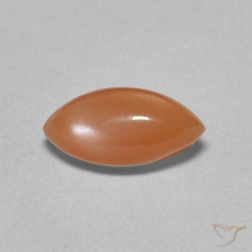 1.45ct 天然 ピーチオレンジ ムーンストーン, マーキーズ, 半透明