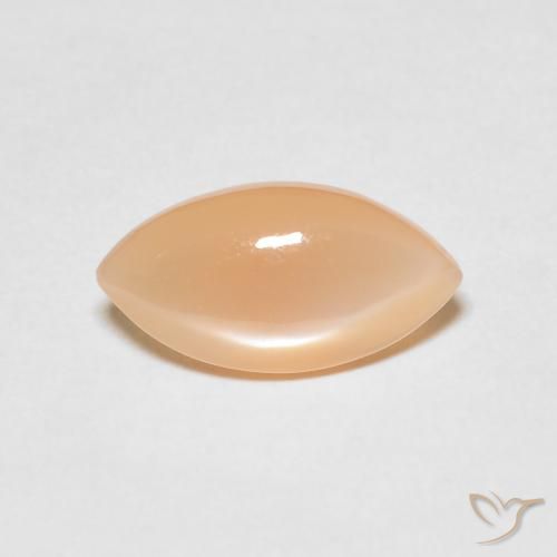 2.45ct 天然 Medium Light-Orange ムーンストーン, マーキーズ, 半透明