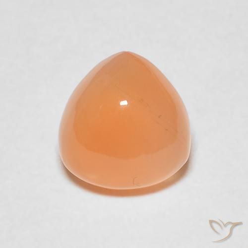 1.85ct 天然 Medium Light-Orange ムーンストーン, トリリオン, 半透明
