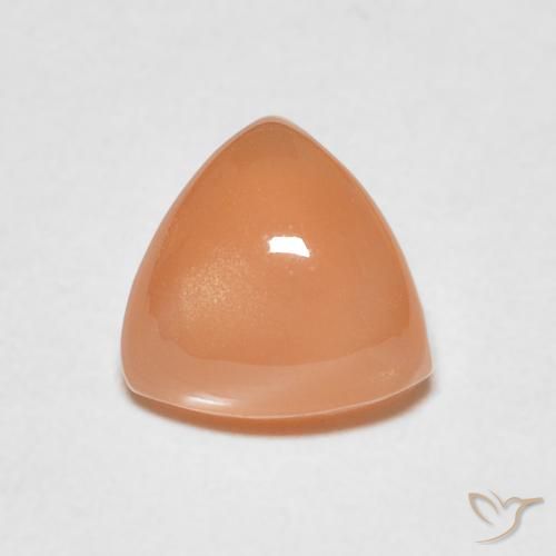 1.98ct 天然 ピーチオレンジ ムーンストーン, トリリオン, 半透明