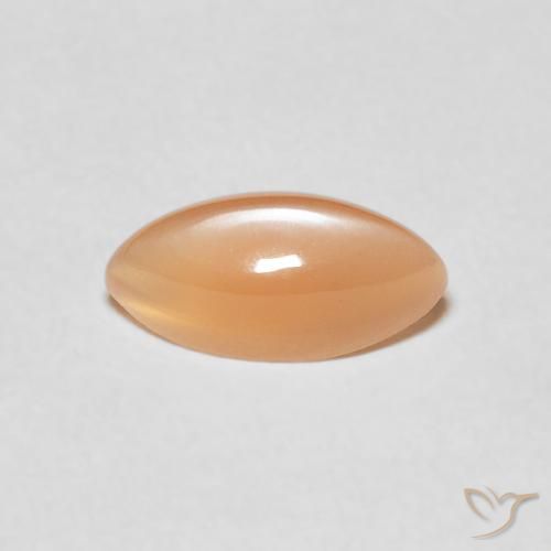 1.27ct 天然 Medium Light-Orange ムーンストーン, マーキーズ, 半透明