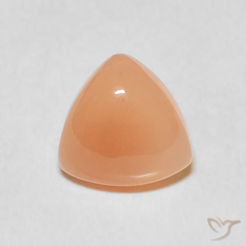 1.53ct 天然 Medium Light-Orange ムーンストーン, トリリオン, 半透明