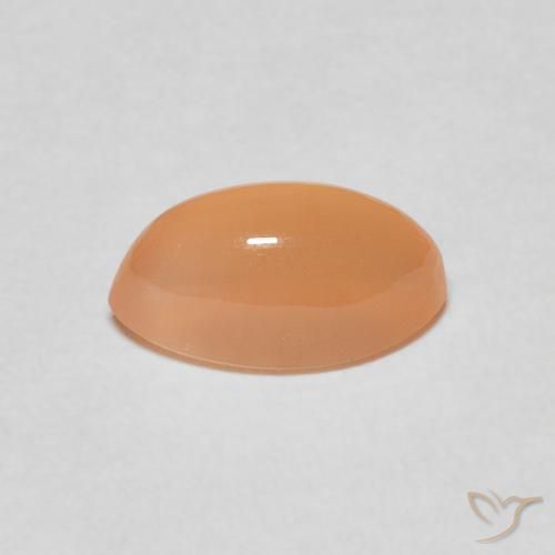 1.75カラットの天然Medium Light-Orangeムーンストーン、マーキーズ、半透明
