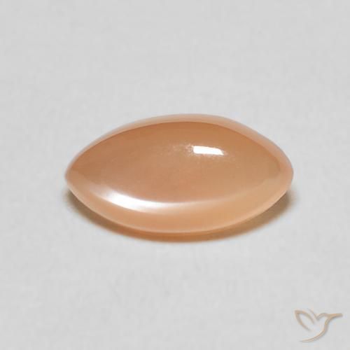 1.47ct 天然 Medium Light-Orange ムーンストーン, マーキーズ, 半透明