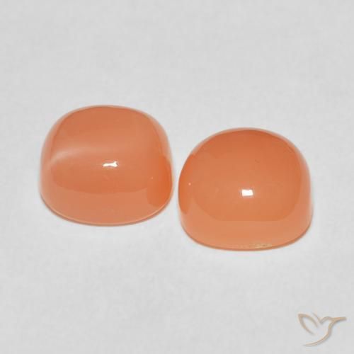 Shop natural 5.20ct 薄い赤みがかったオレンジ ムーンストーン gems, クッション, from インド at GemSelect. In stock, global shipping!