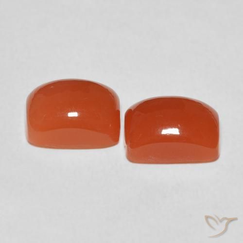 Shop natural 5.12ct ミディアムオレンジ ムーンストーン gems, クッション, from インド at GemSelect. In stock, global shipping!