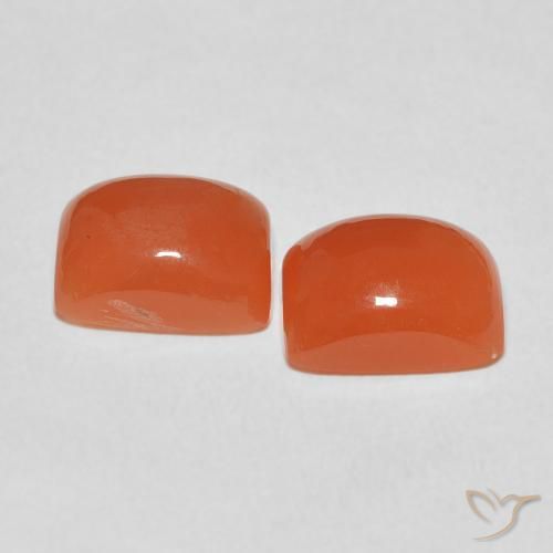 Shop natural 5.23ct ファイアオレンジ ムーンストーン gems, クッション, from インド at GemSelect. In stock, global shipping!