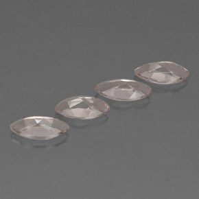 カラットの天然ライトピンクモルガナイト（7.8×4 mm・マーキス）