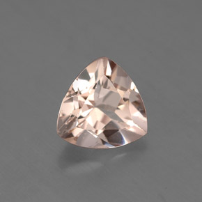 1.84カラットの天然ライトピンクモルガナイト（8.2×8 mm・トリリアント）