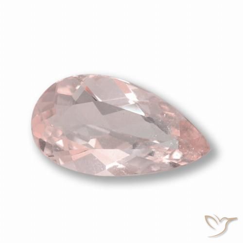 1.03ct 天然 ミディアムピンク モルガナイト, 洋梨の形, VS