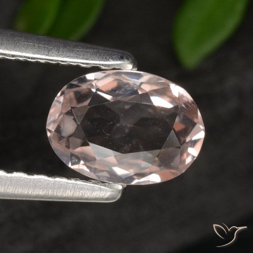 0.54ct 天然 ミディアムピンク モルガナイト, 楕円形, VVS-VS