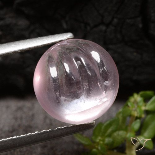 4.08ct 天然 ライトピンク モルガナイト, ラウンド, 透明