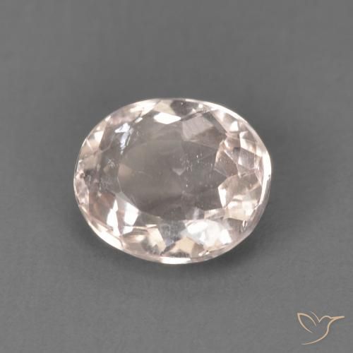 0.92ct 天然 フラミンゴピンク モルガナイト, 楕円形, VS