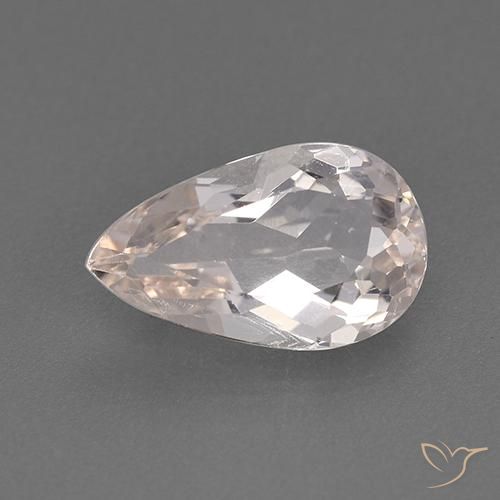 1.68ct 天然 サーモンピンク モルガナイト, 洋梨の形, VVS-VS
