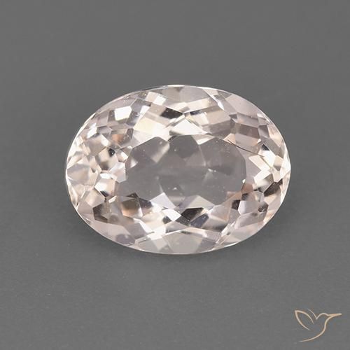 1.76ct 天然 サーモンピンク モルガナイト, 楕円形, VS