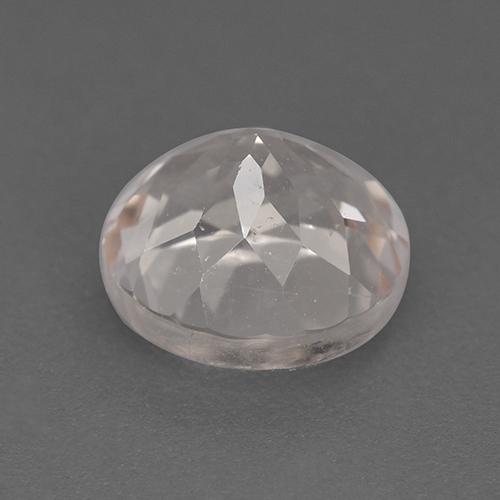 1.37カラットの天然サーモンピンクモルガナイト、ラウンドカット、VVS-VS