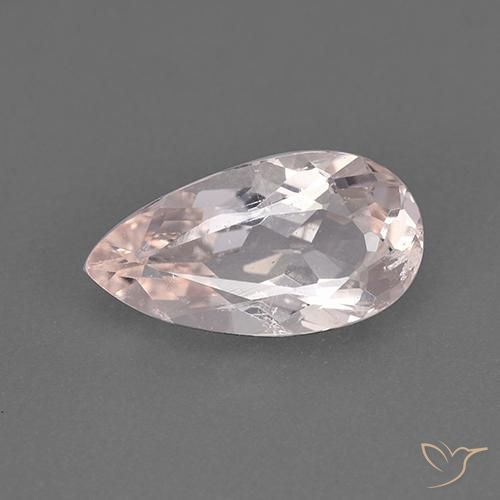 1.86ct 天然 フラミンゴピンク モルガナイト, 洋梨の形, VS