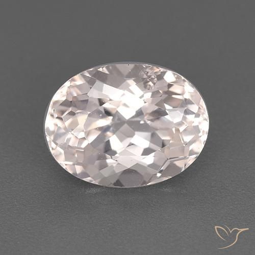 1.95ct 天然 ライトピンク モルガナイト, 楕円形, VS